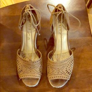 Brown Wedge Espadrilles